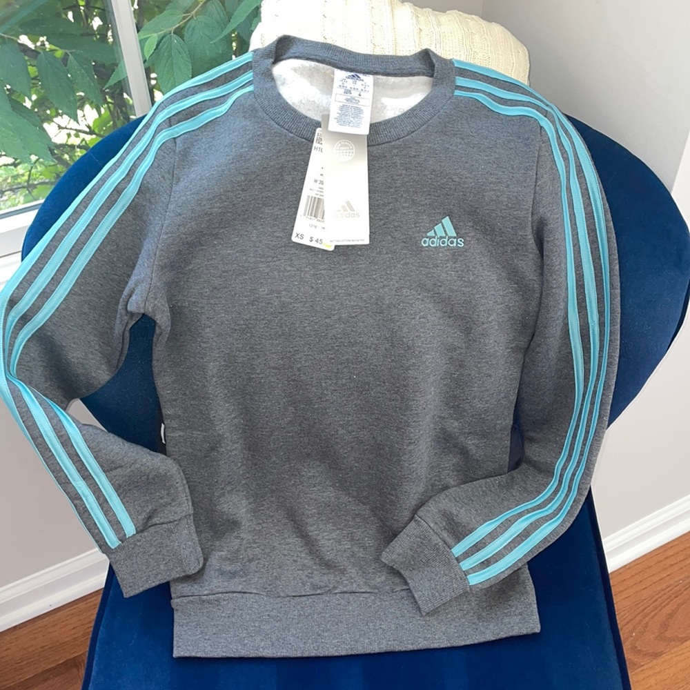 BRAND NEW- Adidas crew neck sweatshirt XS